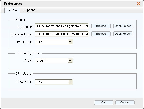 MP4 converter preference