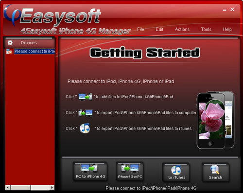 iPhone 4G Manager