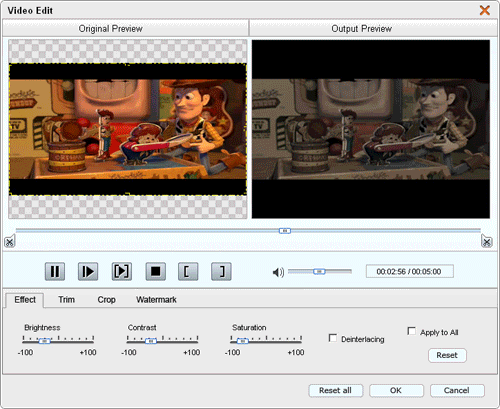 4Easysoft iRiver Video Converter Edit