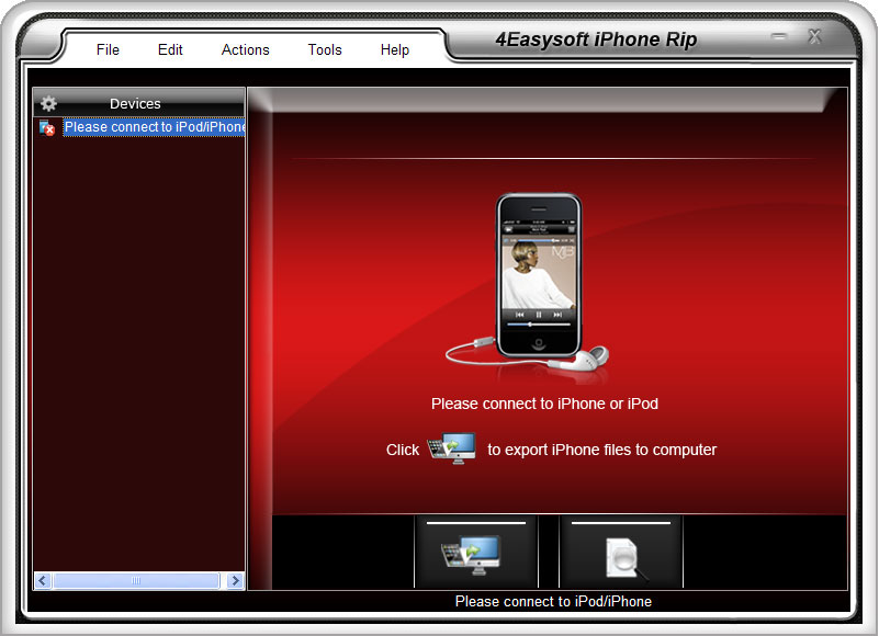 Screenshot of 4Easysoft iPhone Rip 3.1.22