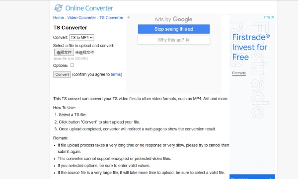 Online Converter Interface