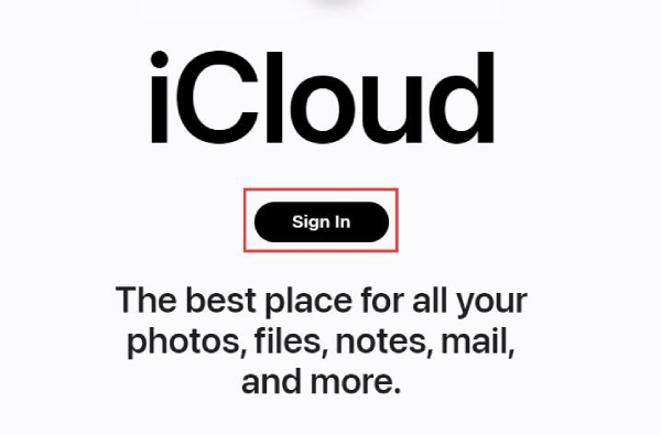 Sign In iCloud