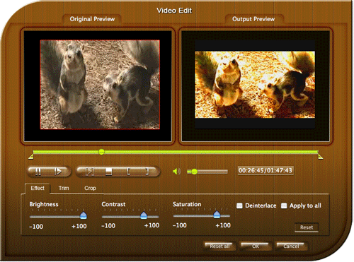 Mac Video Converter Edit