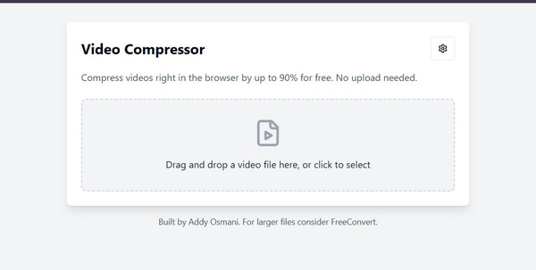 Compressez gratuitement le compresseur vidéo en ligne de Compressaddy.ie