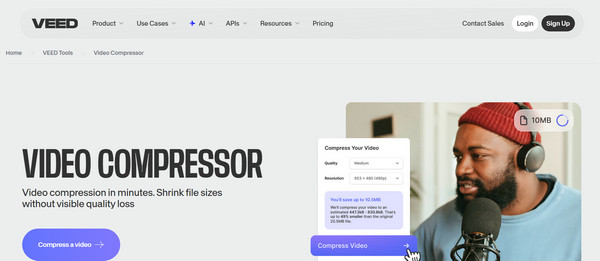 VEED.IO Compresseur vidéo en ligne gratuit