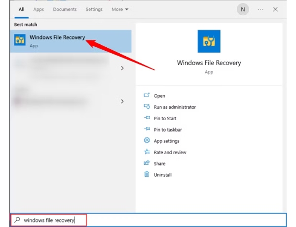 Windows-bestandsherstel