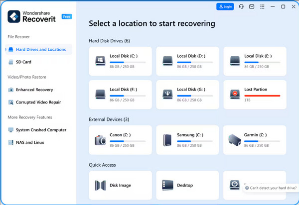 Recoverit SD-Kartenwiederherstellung