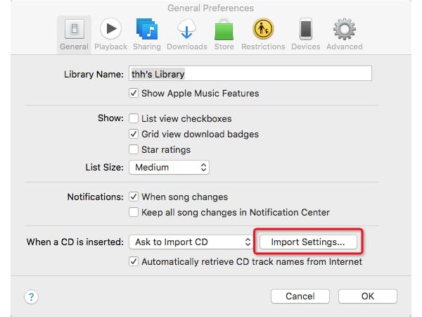 iTunes MP3 İçe Aktar