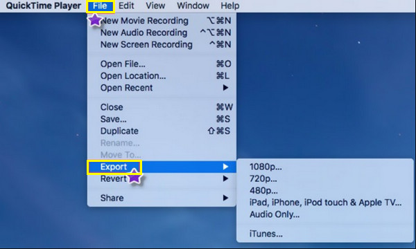 QuickTime Convertir une vidéo en MP3