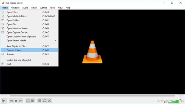VLC में MKV फ़ाइल जोड़ें