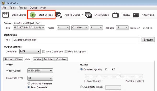 परिवर्तित वीडियो सहेजें