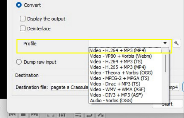 Conversie VLC MOV în MP4