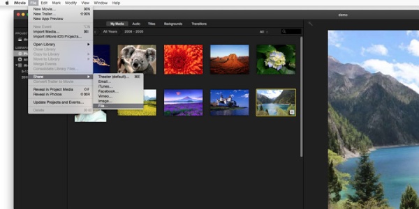 Mac에서 iMovie를 사용하여 MPG 파일을 변환하세요