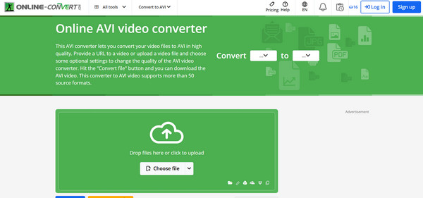 Convertire Mp4 in Avi online