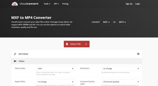 Облачное решение для настольных компьютеров: конвертация Mxf в Mp4