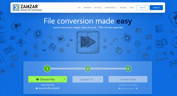 Настольная версия Zamzar Mxf to Mp4