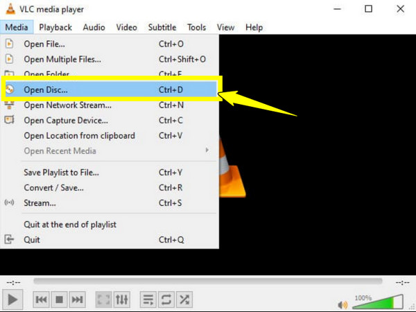VLC Open Disc
