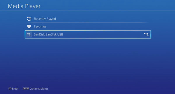 透過 USB 在 PS4 上播放 DVD