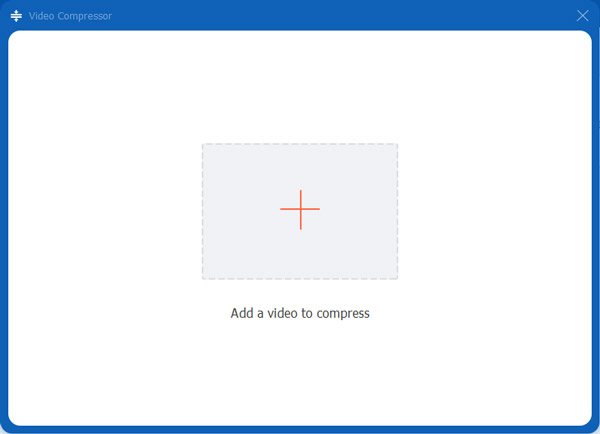 Add Video File for Compression