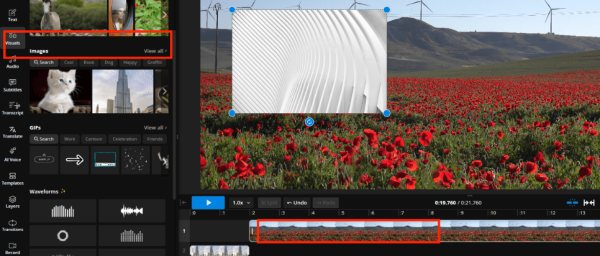 Dra og juster bilder i video