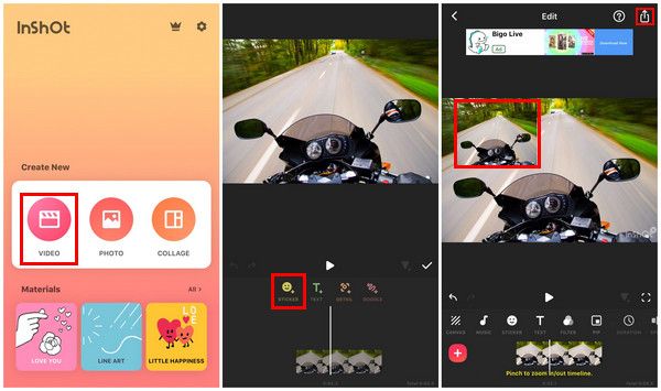 Legg til bilder i videoen i bildet