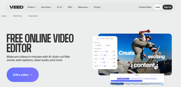 Veed Io-apper som Capcut