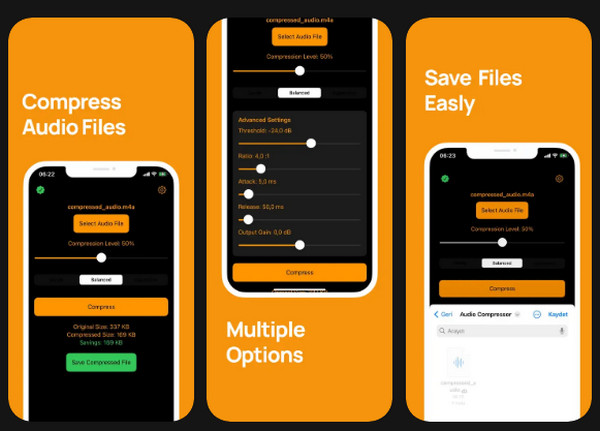 Mobile Compress Audio Audio Compressor