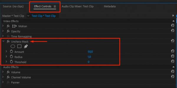 Premiere Pro ispravljanje mutnih videozapisa