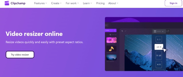 Clipchamp Online Sıkıştırma