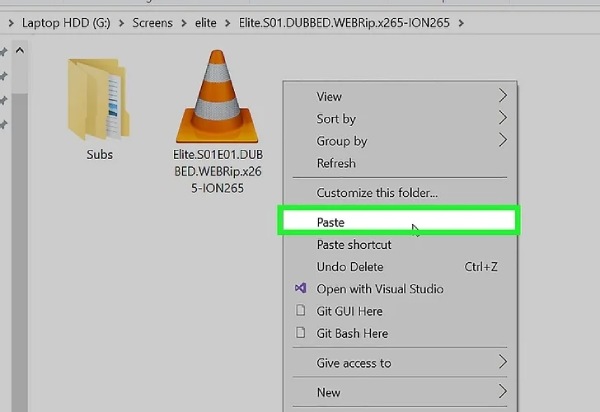 在 VLC 中永久添加字幕