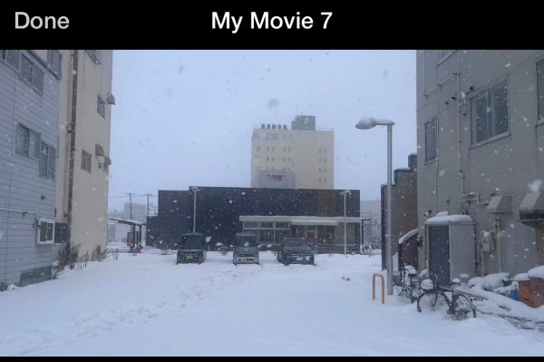 合併影片 iMovie