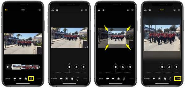 iPhone videó vágása fotók használatával