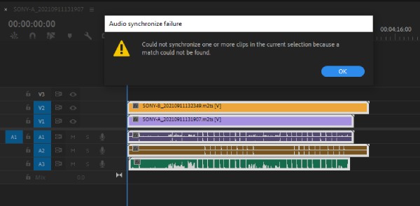 Sync Error Premiere