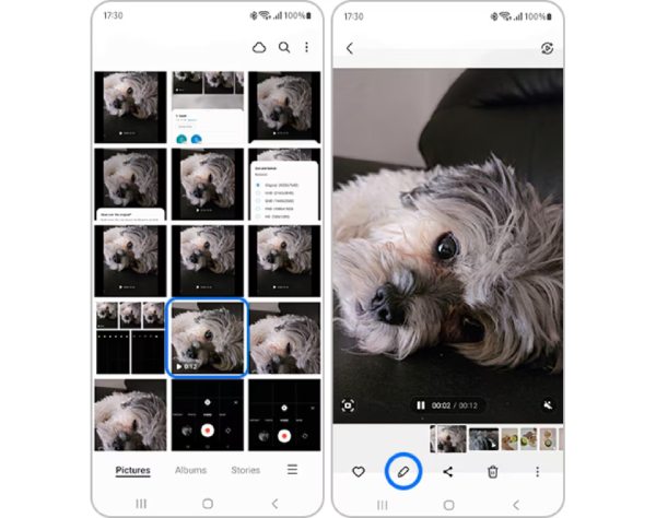 Uređivanje videa na Samsungu