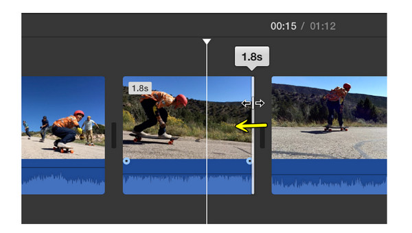 Mac iMovie Taglia un video