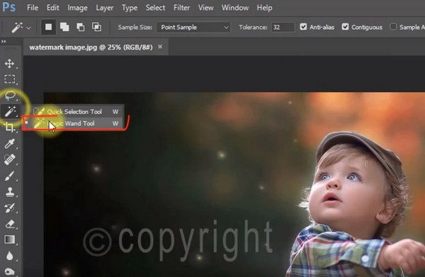 Photoshop-Hauptschnittstelle
