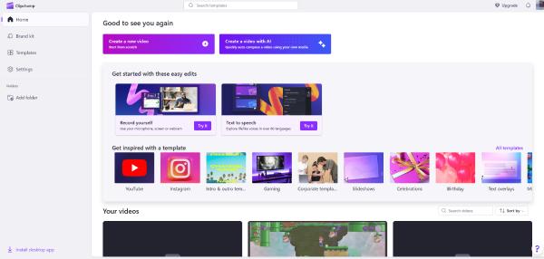 Pembuat Tayangan Slaid Foto Clipchamp