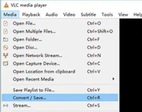 VLC 添加媒体