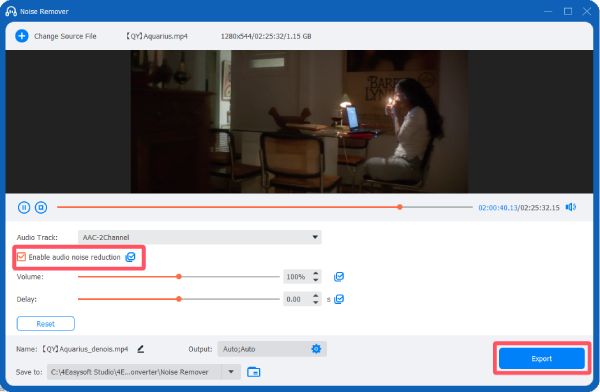 Videó exportálása 4easy-be
