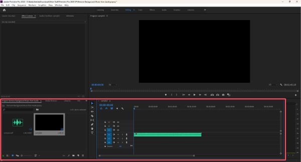 Timeline Premiere használata