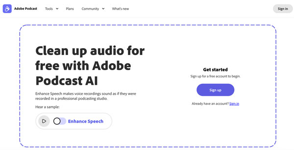 Kostenlose Audiobereinigung online