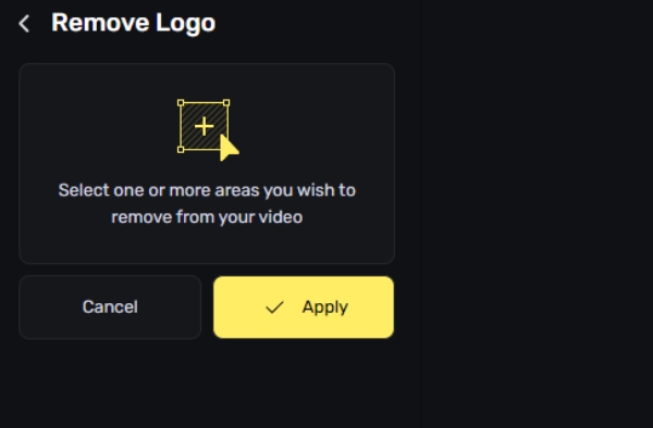 Choose Area To Remove Watermark