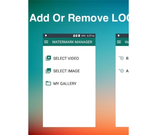 Eliminați și adăugați filigran