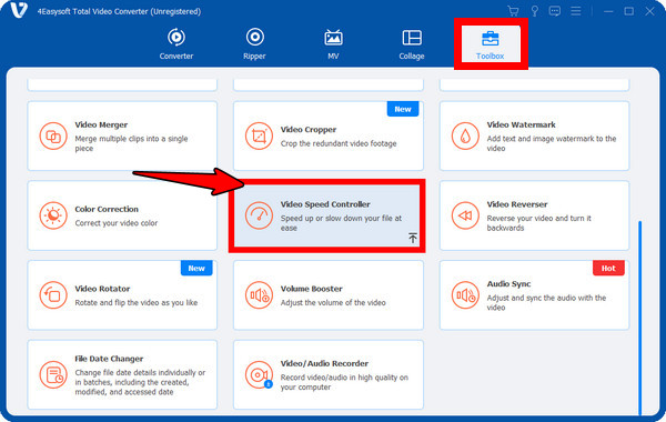 4Easysoft Select Ovladač rychlosti videa