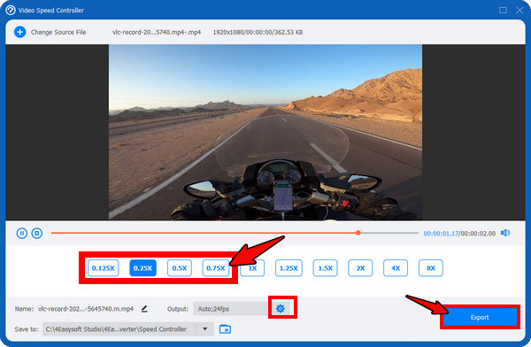 4Easysoft Zpomalení videa