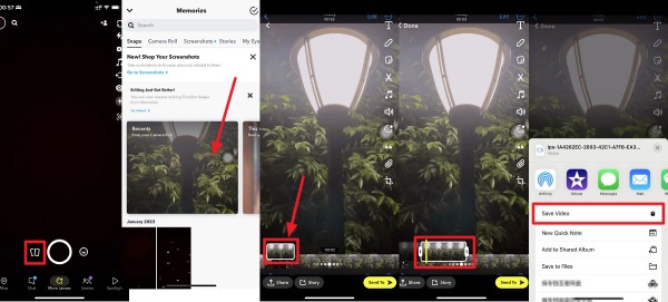 Video bijsnijden met herinneringen