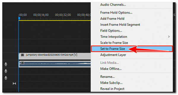 Adobe SE auf Rahmengröße