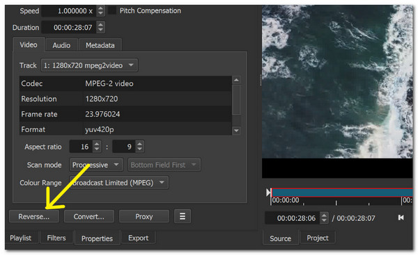 Shotcut Youtube Reverser