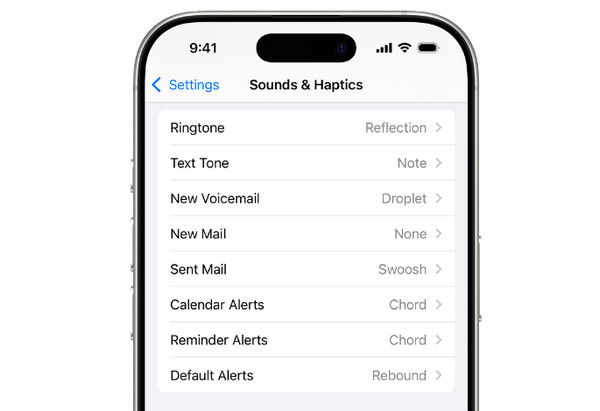 Cambiar tono de llamada del iPhone en Ajustes