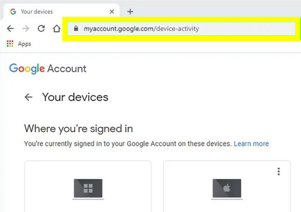 Remotely Go to My Account Google